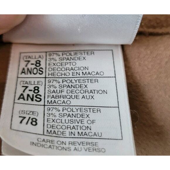 Disney Toy Story Jessie Girls Sz. 7/8 Camel Color Jacket Snap Closure Costume - Picture 6 of 8